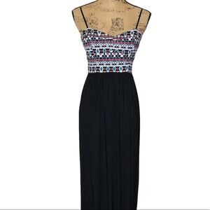 t-bags los angeles Size Small Maxi Dress-Prom-Spaghetti Strap-Empire Waist